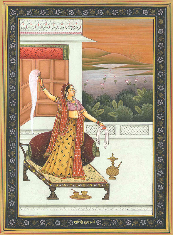 Love-Lorn Ragini Gunakali (Wife of Raga Malkounsa)