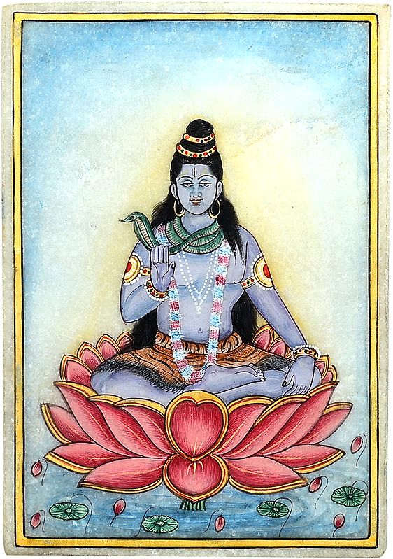 Lord Shiva on Lotus