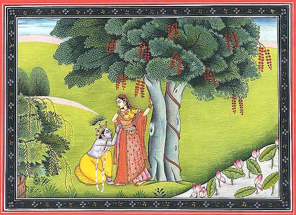 Radha and Krishna - Illustration to the Gita Govinda