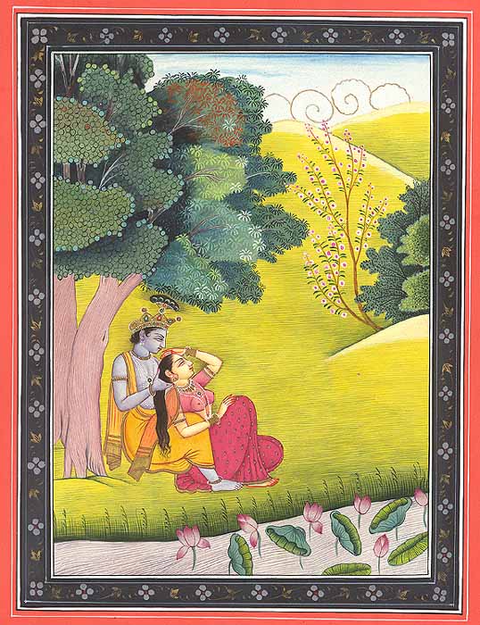 Radha and Krishna - Illustration to the Gita Govinda