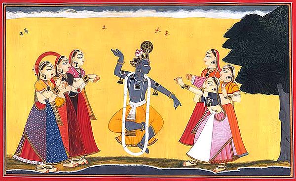 Singing and Dancing with Krishna