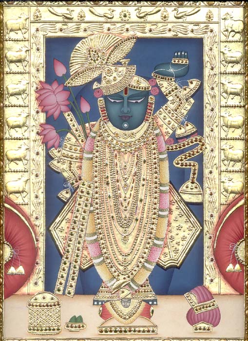 Sri Nath Ji at Nathdwara (Rajasthan)