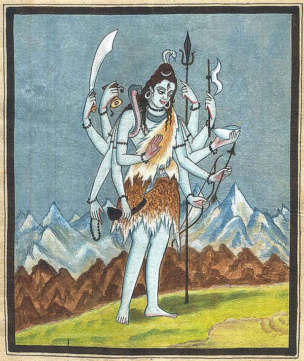 Ten-Armed Lord Shiva