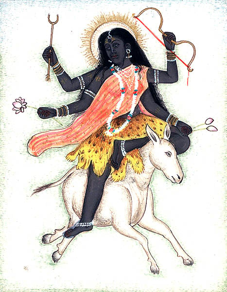 The Nine Forms of Durga - Kalaratri The Dark Night