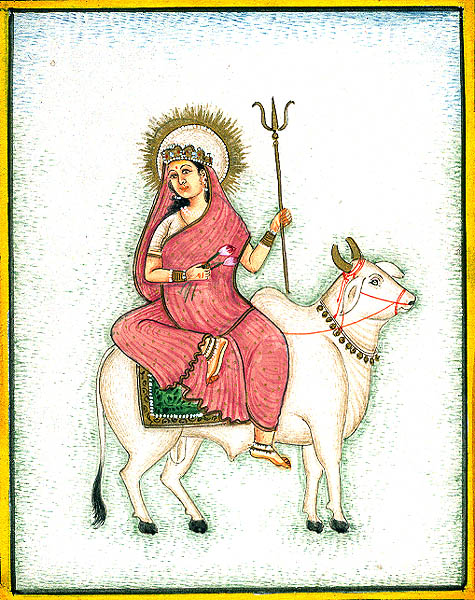The Nine Forms of Durga - Shailaputri Daughter of The Himlayas