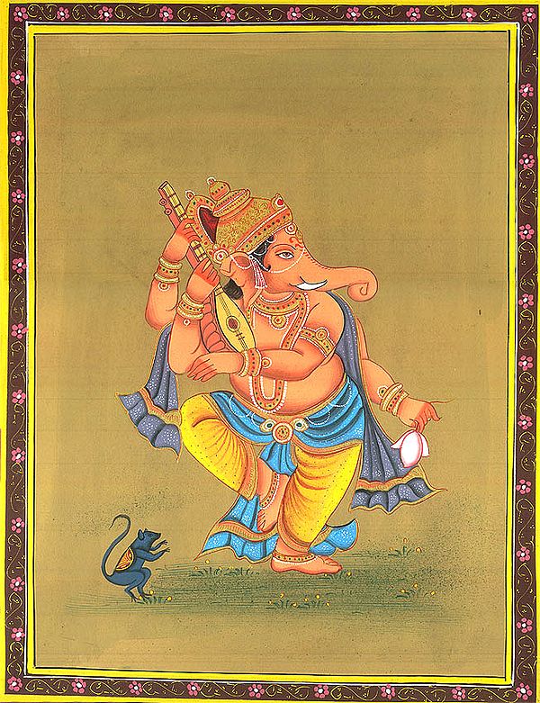 Vinadhara Dancing Ganesha (Musical Ganesha Series)