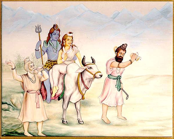 Vrashbharudha Shiva, or Uma Maheshwar