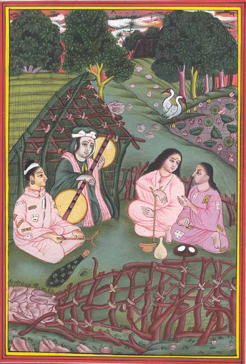 Yogini with Disciples