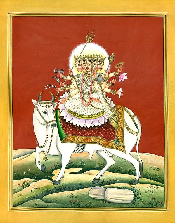 Virasana Devi Mahagauri