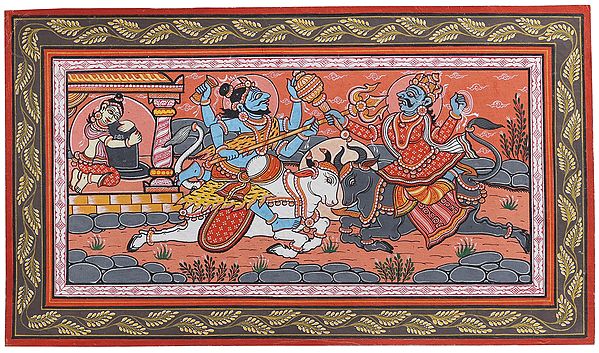 Bhagawan Shiva Fights Yamaraja to Save His Disciple Markandeya