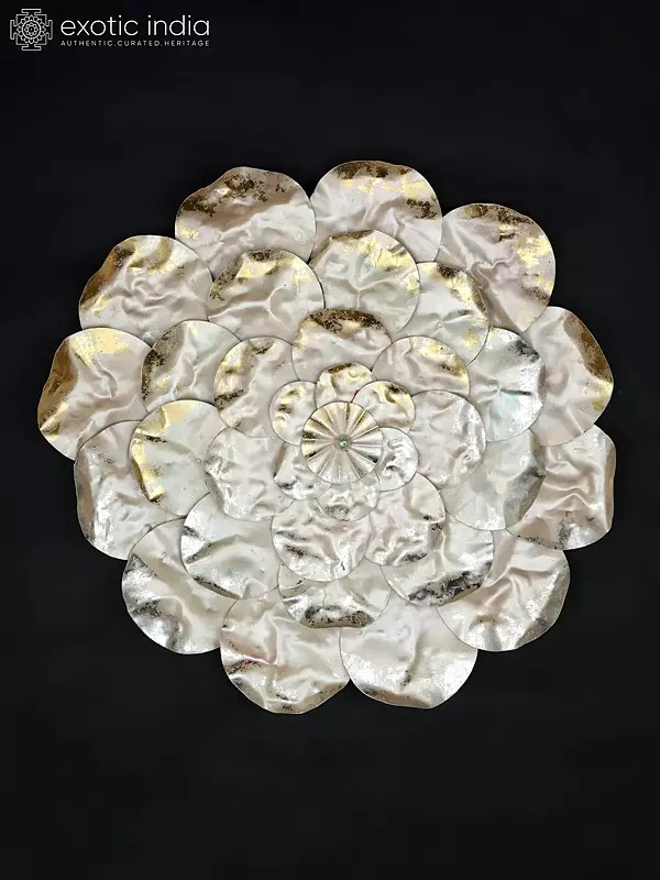 24" Decorative White Flower | Wall Decor