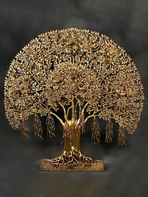 57" Brass Super Large Tree of Life
