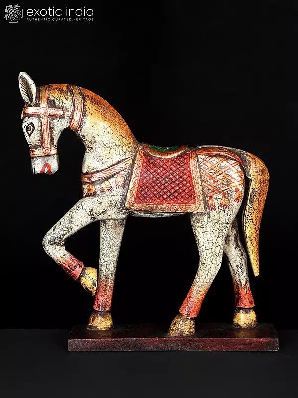 16" Decorative Horse | Wood Carving | Home Decor