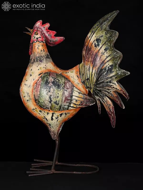 21" Rooster Statue | Home Decor