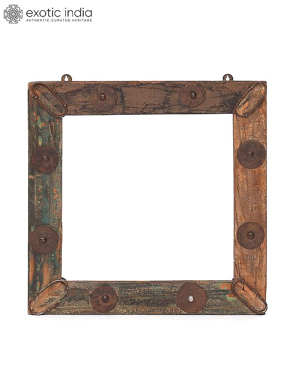 18" Square Shaped Vintage Style Mirror | Wall Hanging