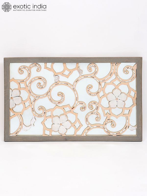 32" Rectangular Shaped Designer Wall Hanging Mirror | Wall Decor