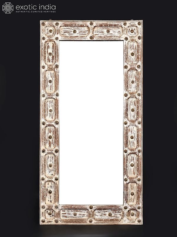 72" Huge Vintage Look Rectangular Shaped Mirror | Wall Hanging