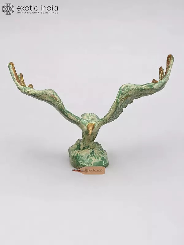8" Brass Eagle Showpiece | Table Decor