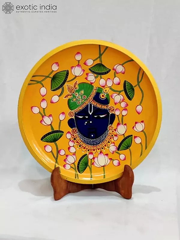 Shrinath Ji - Pichwai Art | Wall Hanging Plate