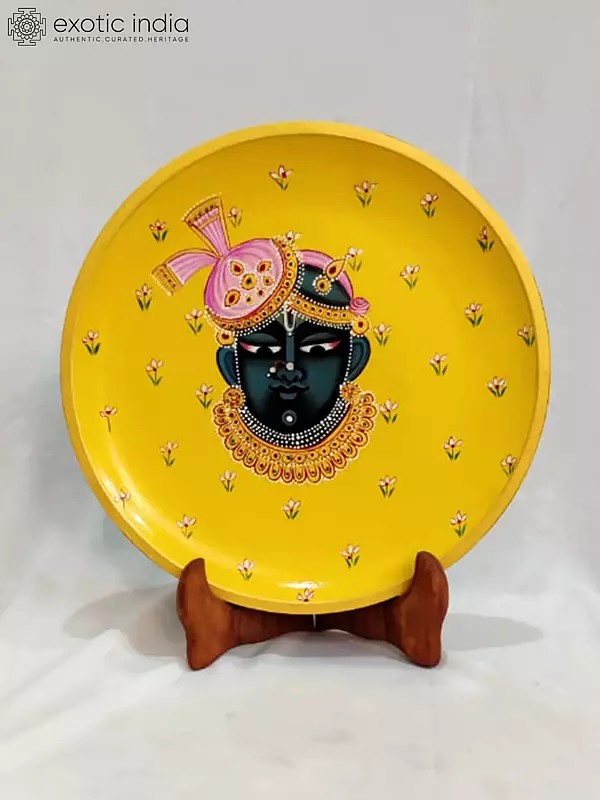 Shrinath Ji | Wall Hanging Plate | Pichwai Art