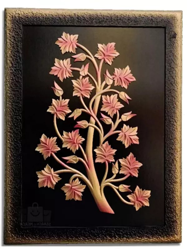 21" Framed Floral Wall Art