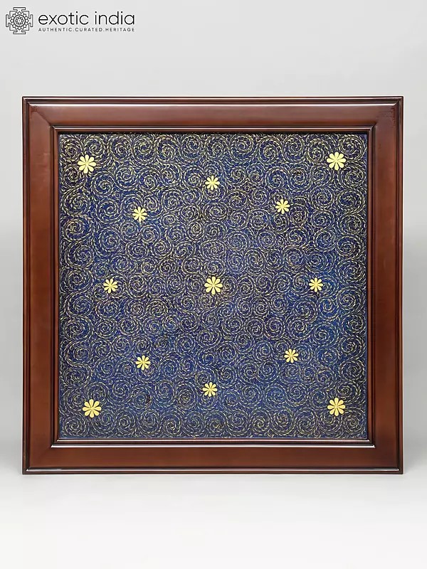 42" Square Shaped Designer Wood Panel | Wall Hanging