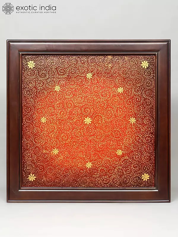 42" Square Shaped Designer Wood Panel | Wall Hanging