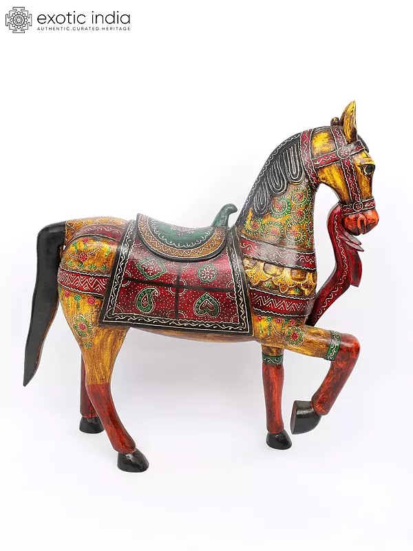 Large Size His Majesty, The Painted Wooden Horse