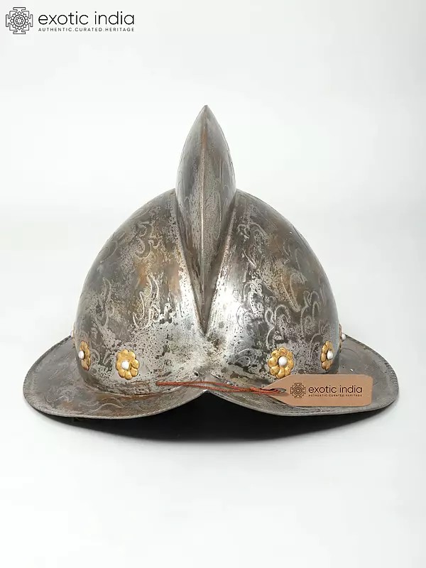 15" Medieval Spanish Comb Helmet