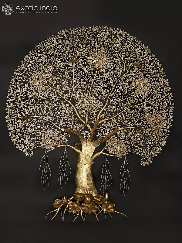 84" Super Large Size Tree of Life with Perched Birds | Wall Mount | Home Decor