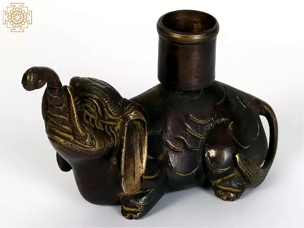 Bronze Elephant Candle Holder | Unique Home Decor