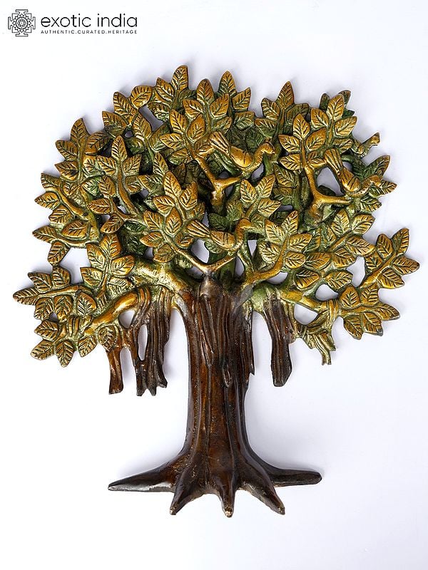 9" Brass Tree of Life | Wall Hanging
