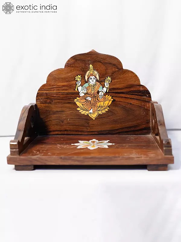11" Lakshmi Design Mandasana For Home | Handmade Rosewood Home Decor Item