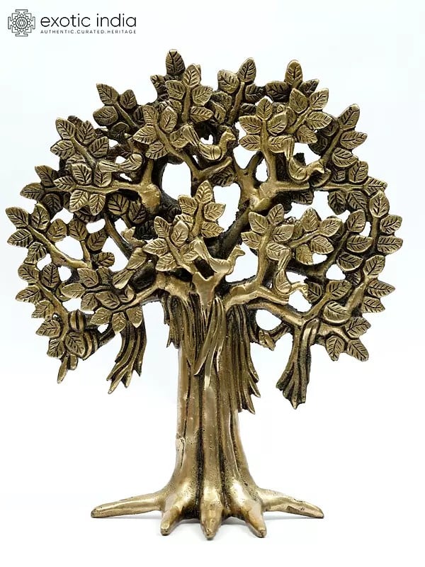 10" Brass Tree of Life | Table Decor