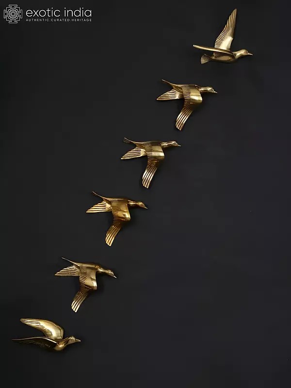 Decorative Wall Hanging Birds | Set of Six | Wall Decor