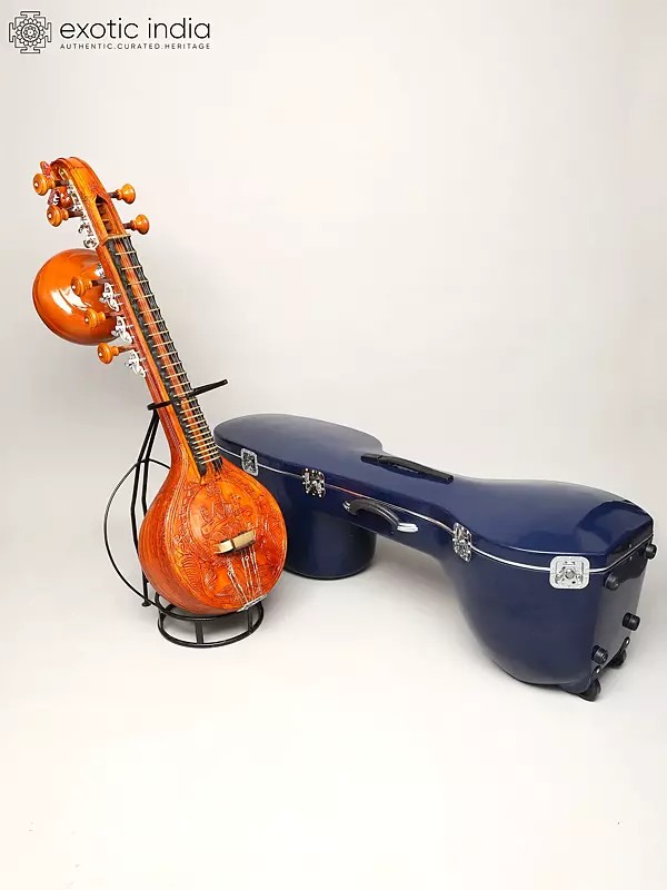 55" Goddess Saraswati Veena | Musical Instrument