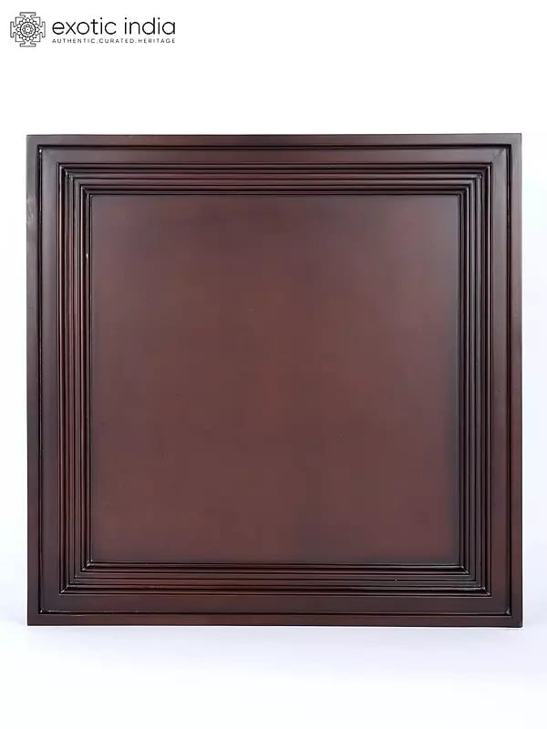 20" Wall Hanging Square Frame in Wood