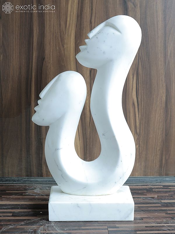 Contours of Connection: Marble Statue