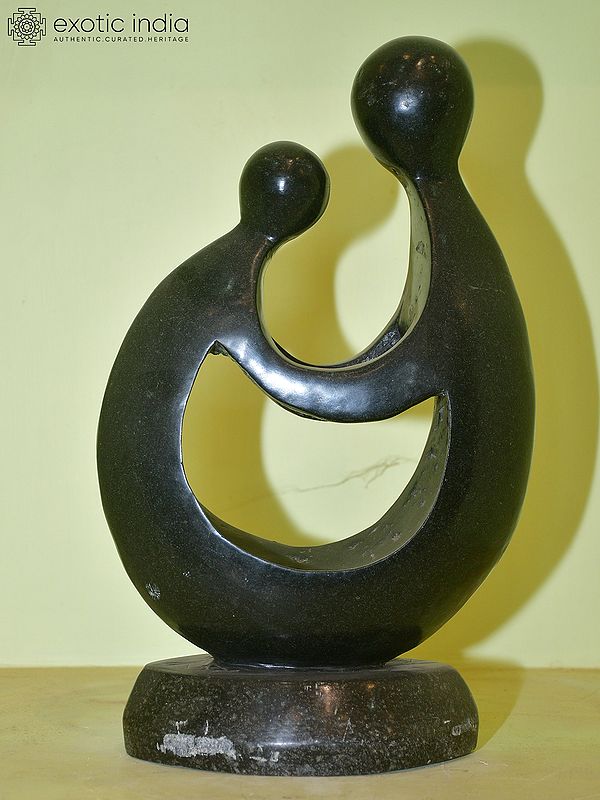 15" Human Joy | Orissa Stone Statue | Home Decor | Hand Carved