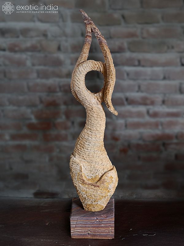 53" Fish | Abstract Modern Art | Stone Sculpture | Exquisite Indian Art