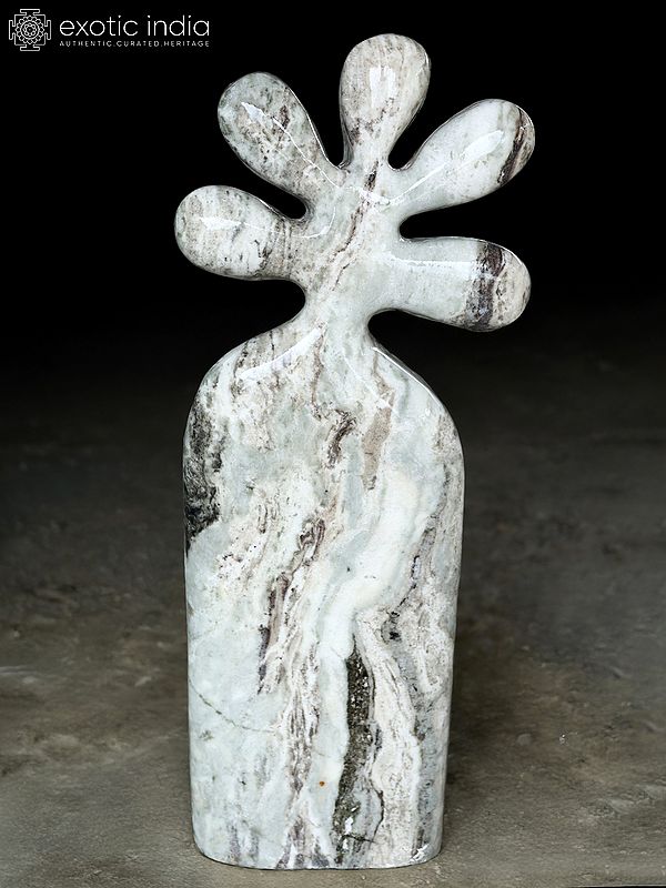 46" Flower | Abstract Modern Art | Marble Sculpture | Exquisite Indian Art