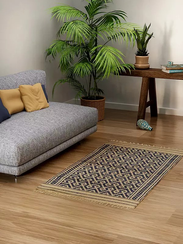 Kalamkari Aasan from Telangana with Printed Bootis