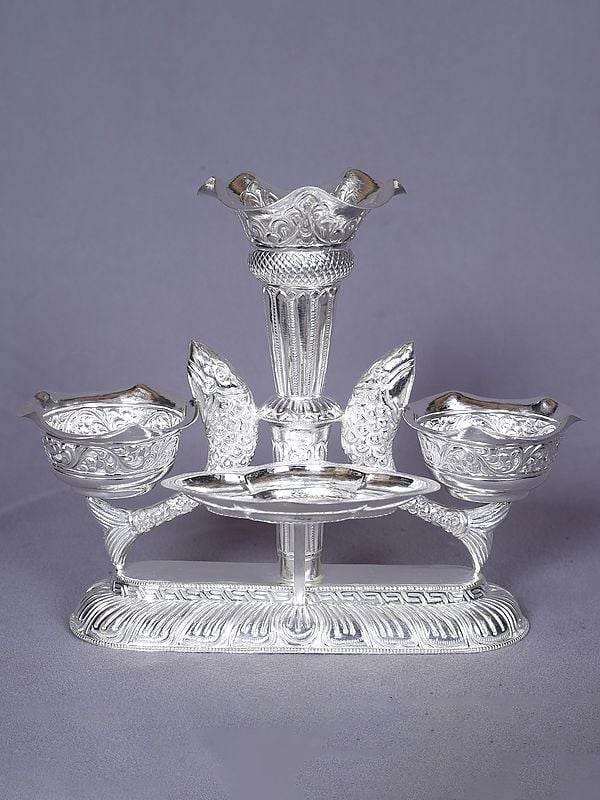 Silver Fish Decorative Tikadani From Nepal | Home Decorative Item