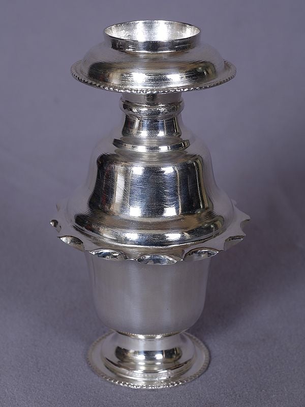 Buddhist Ritual Silver Item From Nepal | Handmade