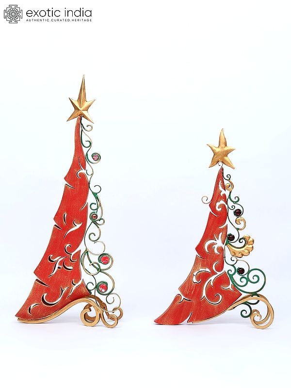 30" Set of Two Stylish Christmas Trees | Home Decor