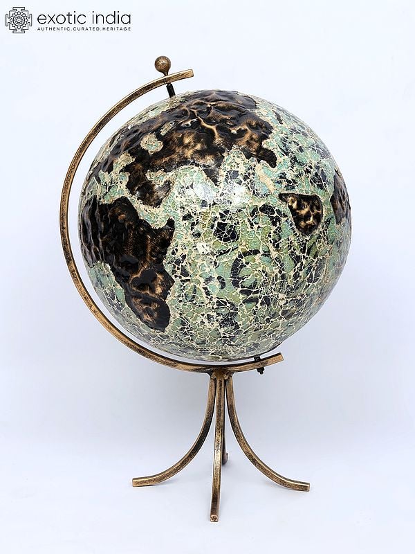 28" Decorative Mosaic Globe | Table Decor