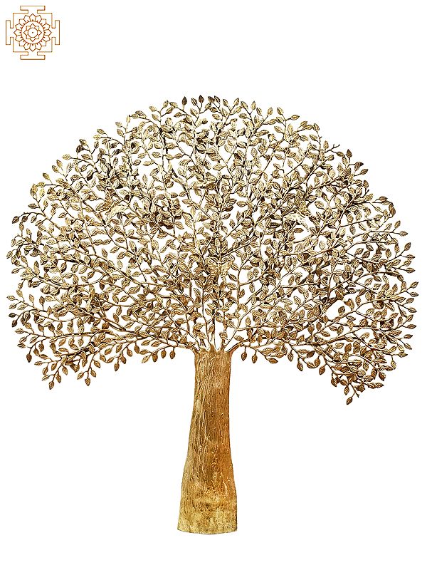 46" Brass Tree of Life Wall Mounted