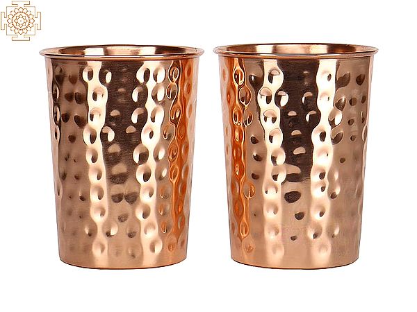 3" Copper Glass (Set of 2) | Kitchen and Dining Utensils