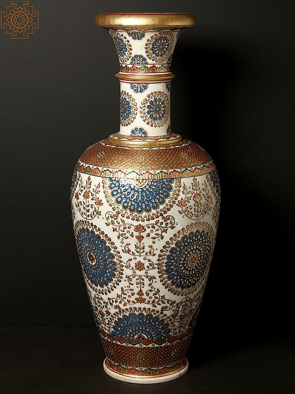 35" Marble Vase