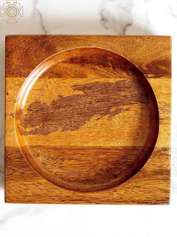 Wooden Squircle Plate | Mango Wood Tray